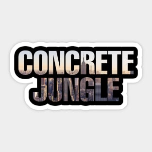 Concrete Jungle New York Sticker